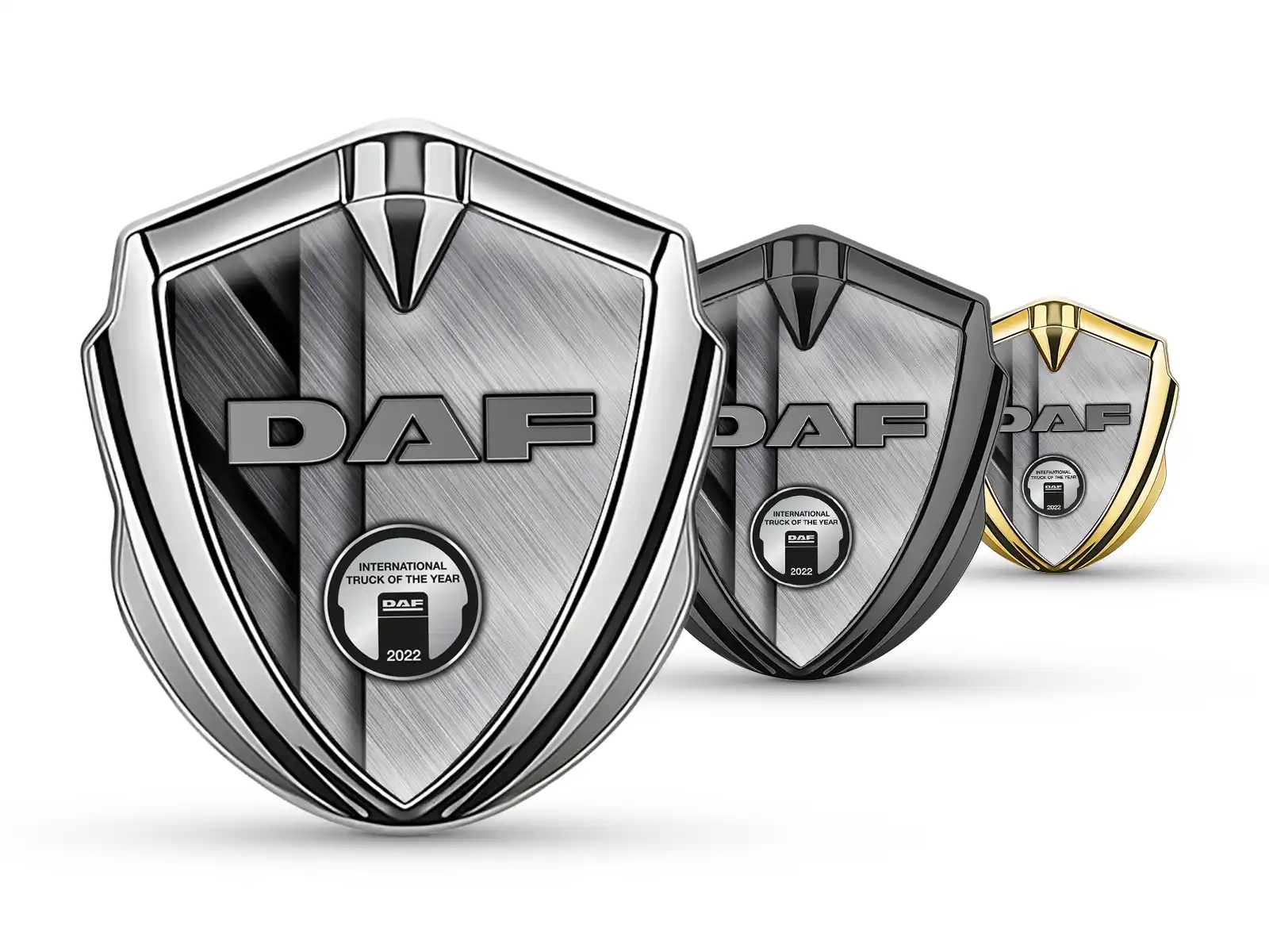 Daf Metal Emblem Badge Sports Look High-Quality